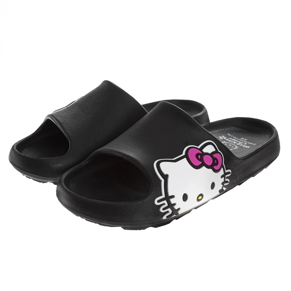Hello Kitty Kids Sandals - Black with Pink Accents